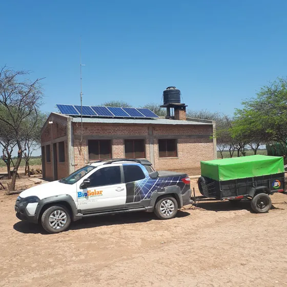 Sistema Solar Fotovoltaico en Las Varas - Pichanal