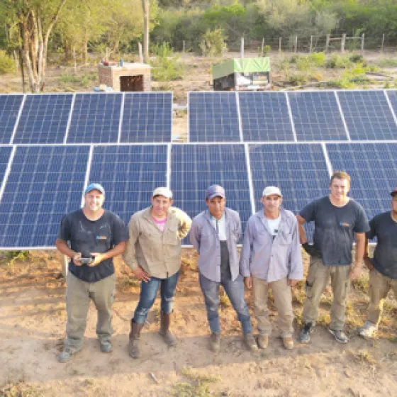 Bombeo solar en Cap. Pagé - Salta